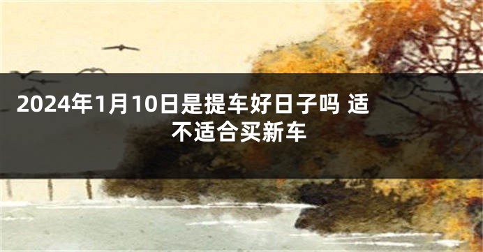 2024年1月10日是提车好日子吗 适不适合买新车