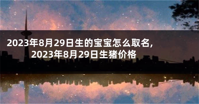 2023年8月29日生的宝宝怎么取名,2023年8月29日生猪价格