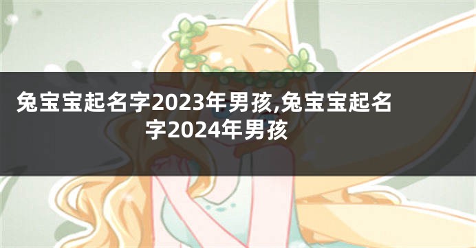 兔宝宝起名字2023年男孩,兔宝宝起名字2024年男孩