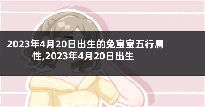 2023年4月20日出生的兔宝宝五行属性,2023年4月20日出生