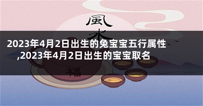 2023年4月2日出生的兔宝宝五行属性,2023年4月2日出生的宝宝取名