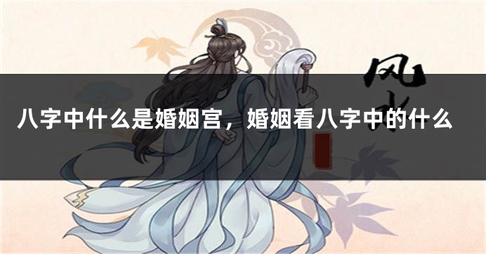 八字中什么是婚姻宫，婚姻看八字中的什么