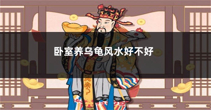 卧室养乌龟风水好不好