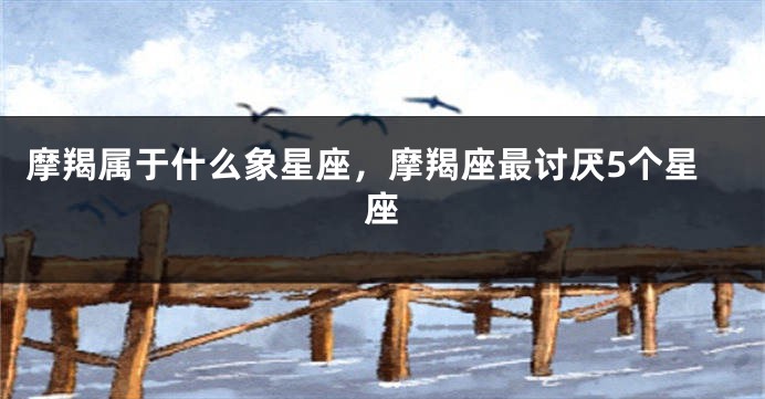 摩羯属于什么象星座，摩羯座最讨厌5个星座