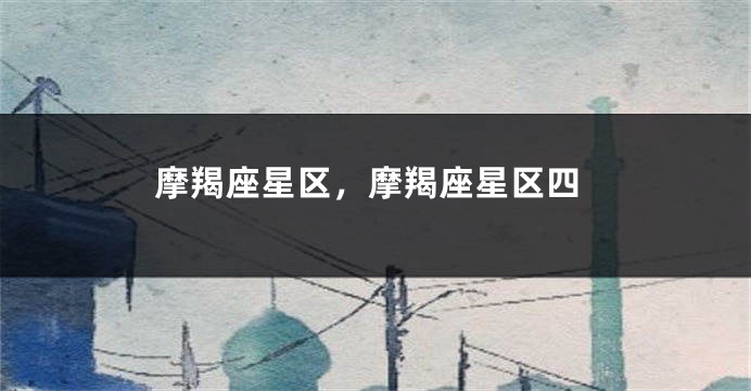 摩羯座星区，摩羯座星区四