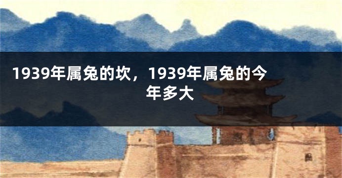 1939年属兔的坎，1939年属兔的今年多大
