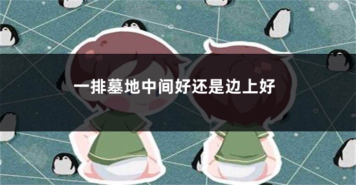 一排墓地中间好还是边上好