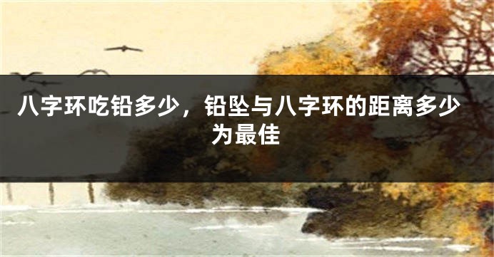 八字环吃铅多少，铅坠与八字环的距离多少为最佳