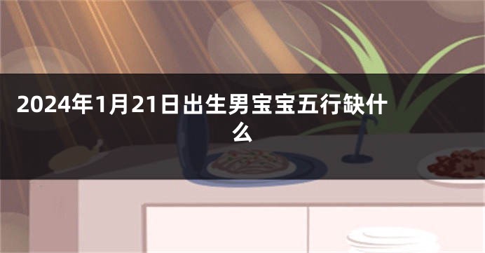 2024年1月21日出生男宝宝五行缺什么