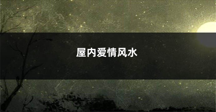 屋内爱情风水