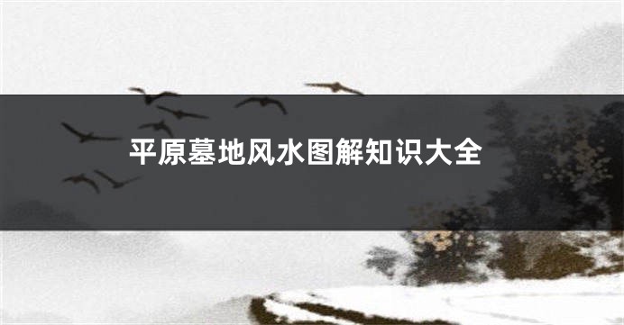 平原墓地风水图解知识大全