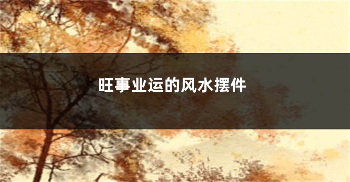 旺事业运的风水摆件