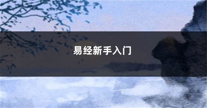 易经新手入门