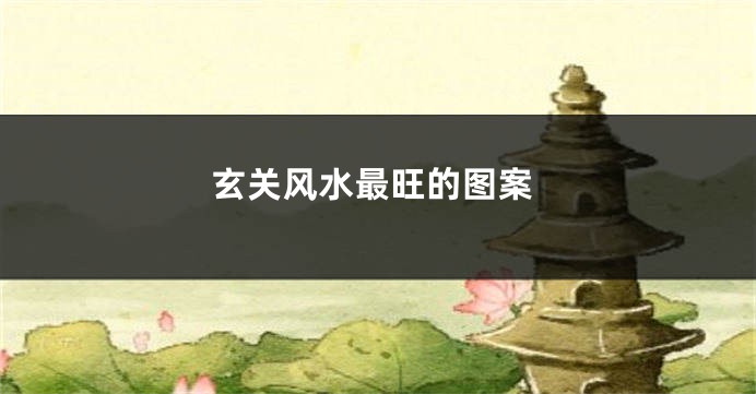 玄关风水最旺的图案