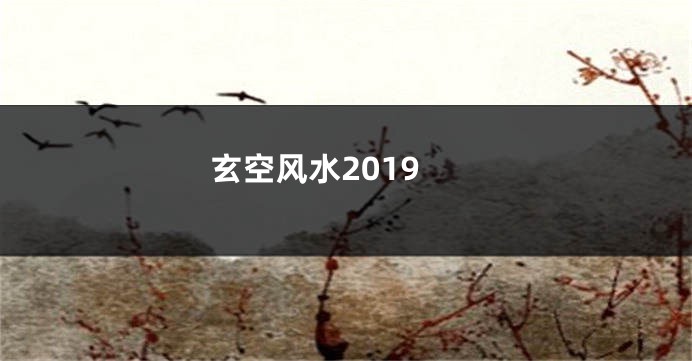 玄空风水2019