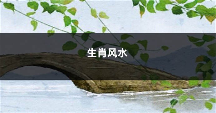 生肖风水