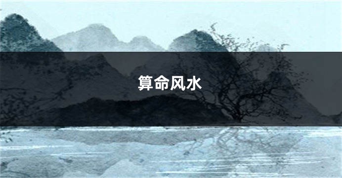 算命风水