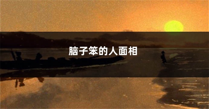 脑子笨的人面相