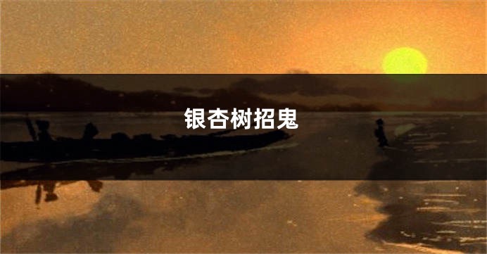 银杏树招鬼