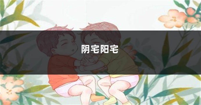 阴宅阳宅