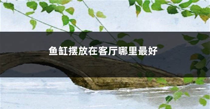 鱼缸摆放在客厅哪里最好