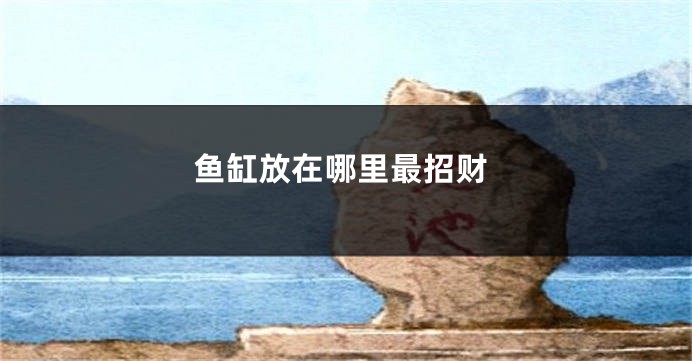 鱼缸放在哪里最招财