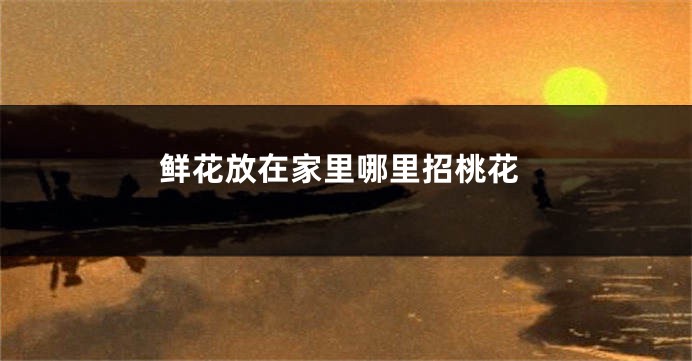 鲜花放在家里哪里招桃花