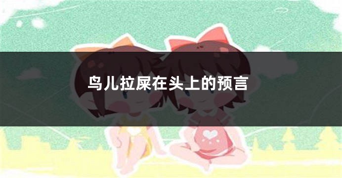 鸟儿拉屎在头上的预言