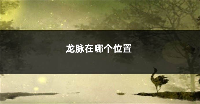 龙脉在哪个位置