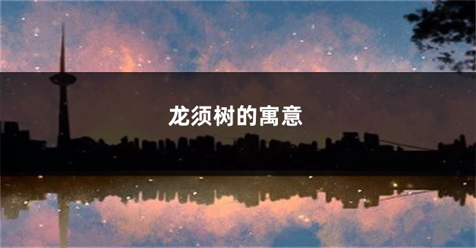 龙须树的寓意