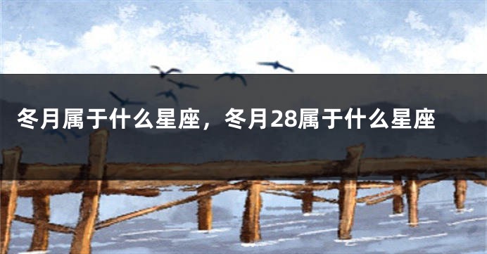 冬月属于什么星座，冬月28属于什么星座