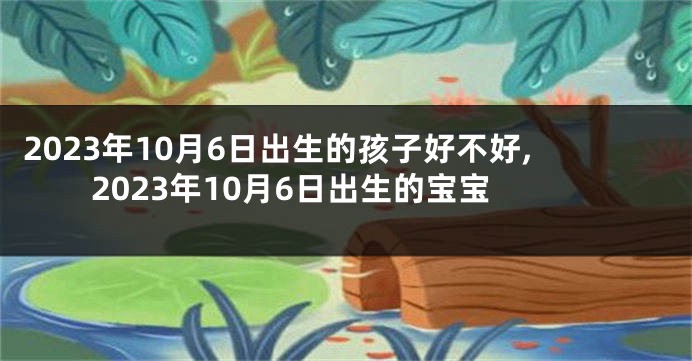 2023年10月6日出生的孩子好不好,2023年10月6日出生的宝宝